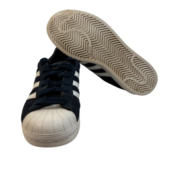 ADIDAS Superstar Shoes, Navy,  Women’s US size [5], Classic Sneakers, Shell toe. - Picture 9 of 10